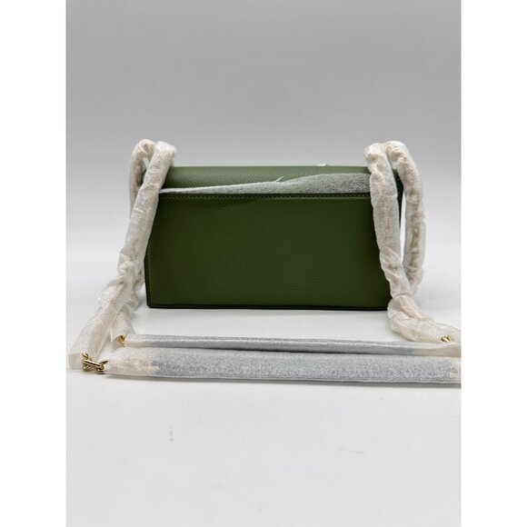 KATE SPADE NY Deco pebbled leather mini convertible shoulder crossbody - Olive - Picture 7 of 8